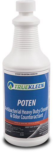 [C353] Poten Antibacterial Heavy Duty Cleaner/Disinfectant and Odor Counteractant RTU, quarts (dz)